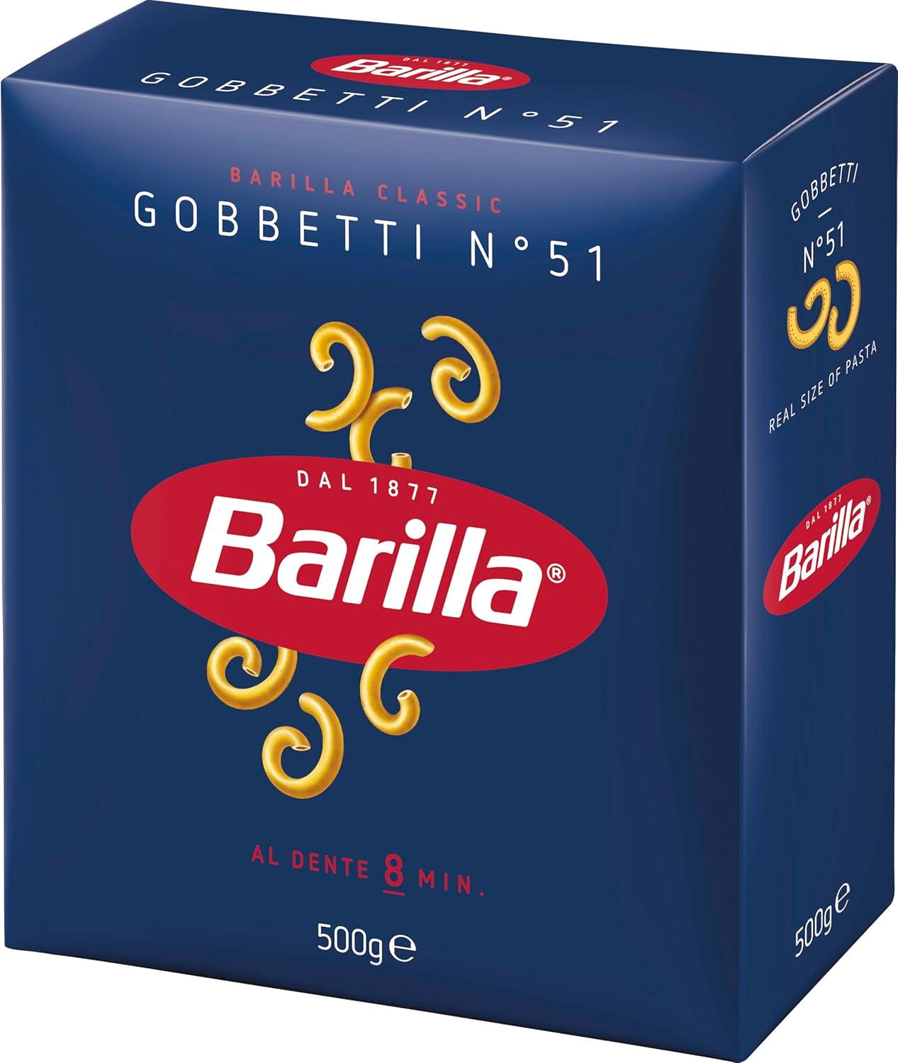 Pâtes Barilla Classic Gobbetti no. 51 de blé dur, toujours al dente (1 x 500 g)