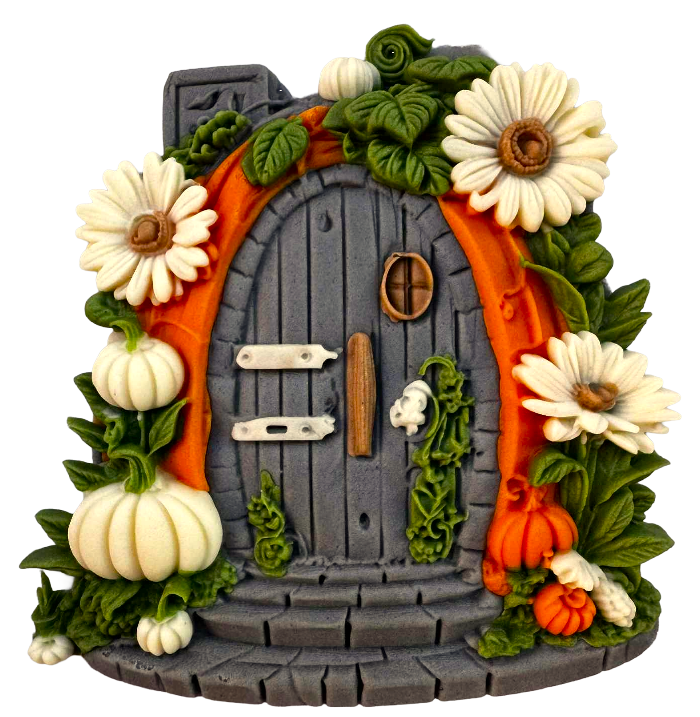 Décoration comestible d'automne pour gâteaux – Ornement sucré fait main