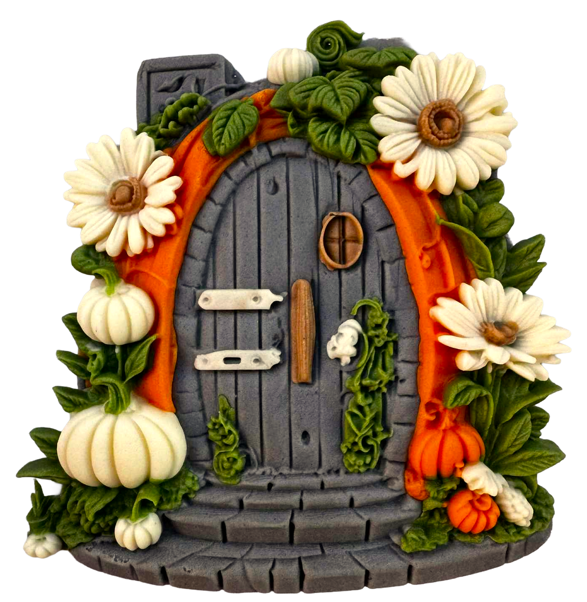 Décoration comestible d'automne pour gâteaux – Ornement sucré fait main