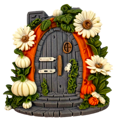 Décoration comestible d'automne pour gâteaux – Ornement sucré fait main
