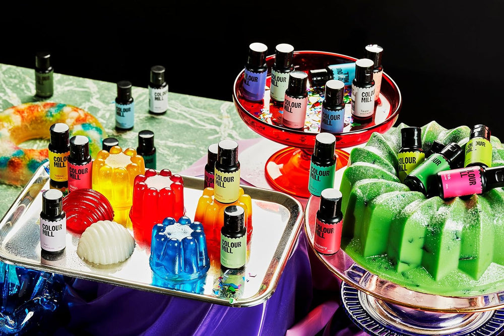 Colorant alimentar pe bază de apă Colour Mill Aqua Blend Burgundy - Foarte intens, concentrat, vegan - 20 ml