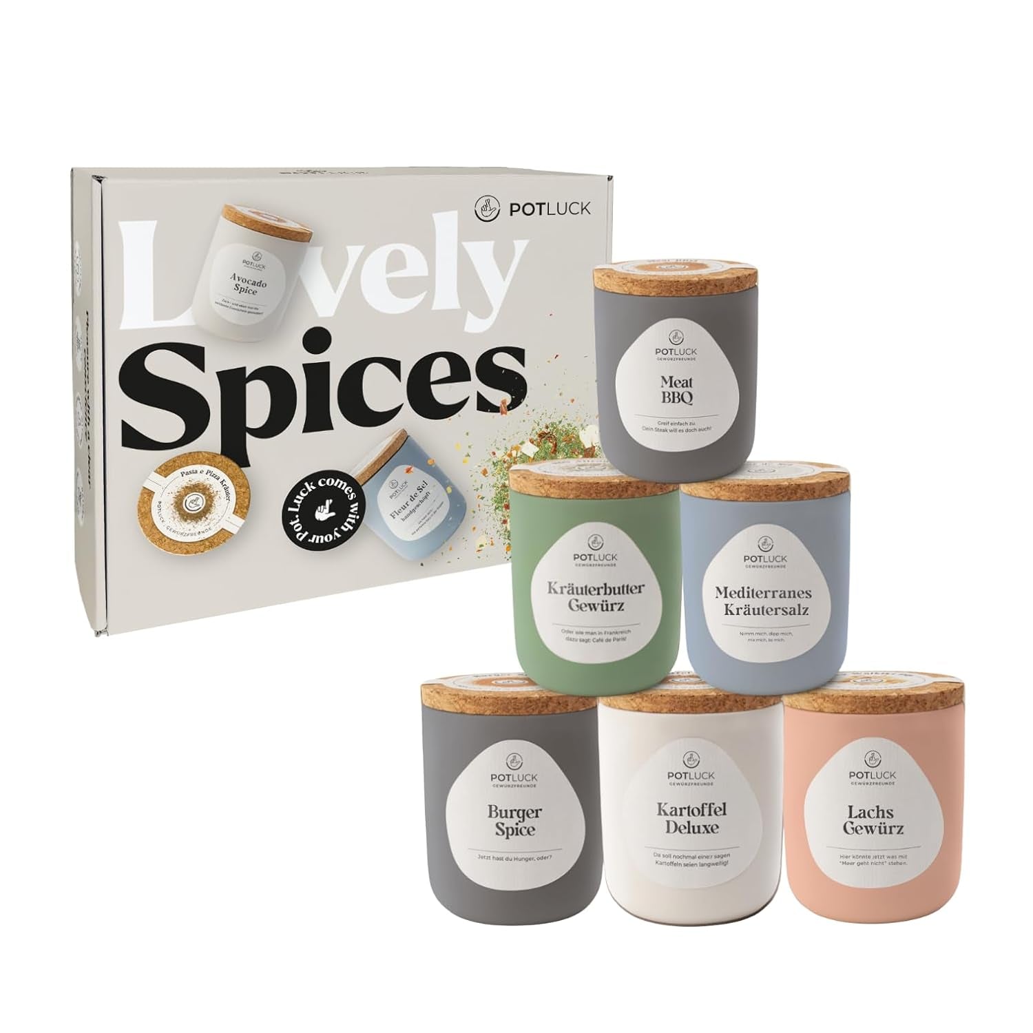 Repas-partage | Feta Gewurz | Gewürzmischung im Keramiktopf | 50g | Avec des produits naturels