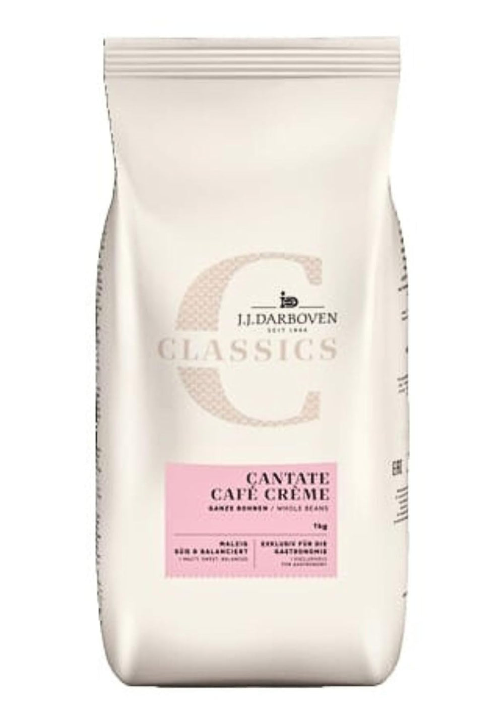 Darboven Cantate Café Crème - 6 grains de café x 1 kg