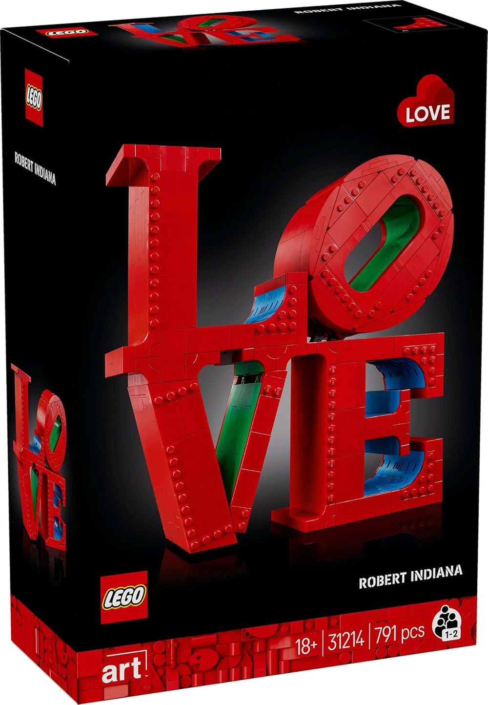 LEGO Art Love, set de construcție pentru adulți, decorațiuni pentru casă, cadou de Ziua Îndrăgostiților și Ziua Mamei, cadou pentru femei și bărbați, activitate creativă pentru iubitorii de artă și design 31214 Seturi de constructie Besuche den LEGO-Store