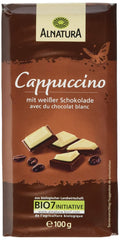Chocolat bio fourré au cappuccino, 100g