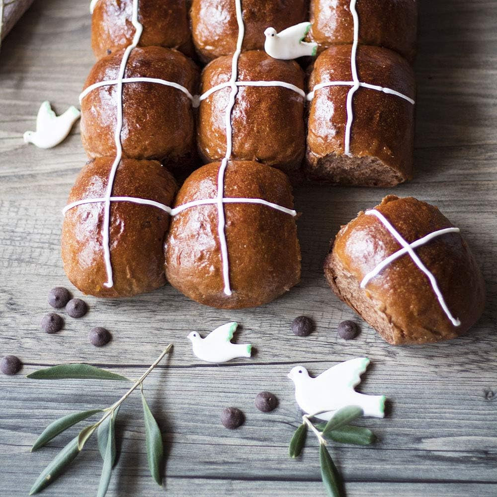 KIT 3 TAGLIAPASTA PLASTIQUE DOVE 0255407 AUSSTECHER AUS Kunststoff Taube 3-TLG, Bianco