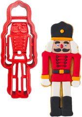 0255045 Boîte à biscuits en plastique, type casse-noix, rouge