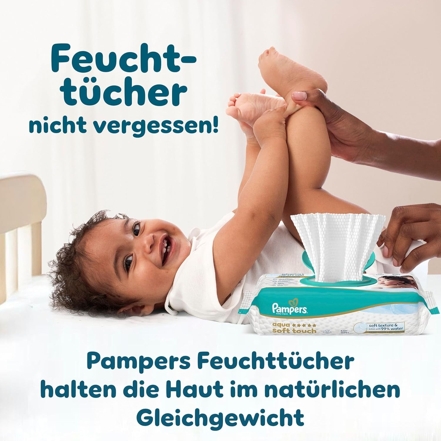 Couches Pampers Baby-Dry taille 5, 174 couches, 11 kg - 16 kg, jusqu'à 100 % de protection contre les fuites et confort toute la nuit