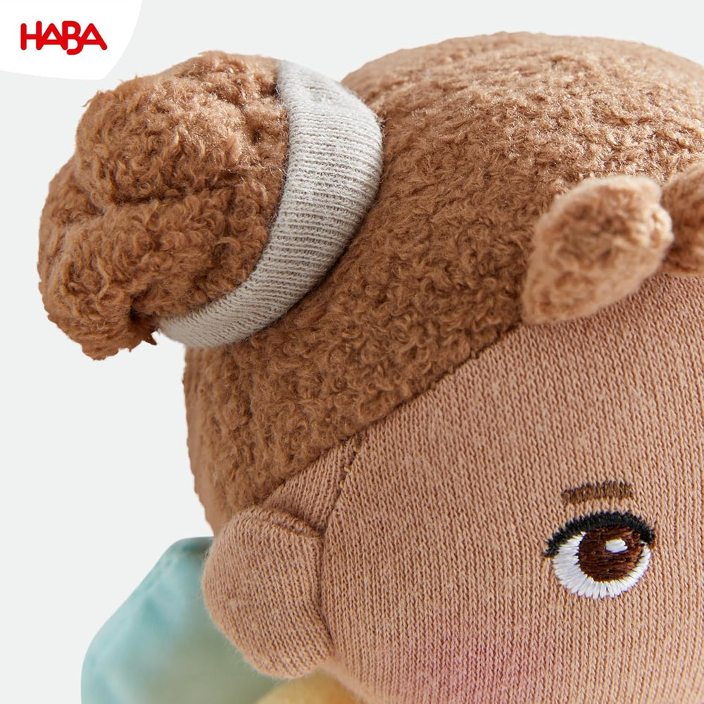 HABA Ange Gardien Holly - Poupée en tissu doux (15 cm), cadeau de bienvenue parfait pour les bébés et les jeunes enfants - Lavable à 30 °C - 2011871001