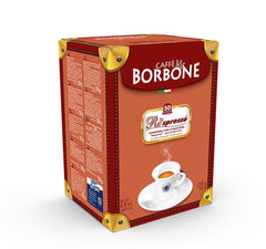 Caffè Borbone Respresso, Mélange de café léger, 50% Weniger Kaffein als die Blue Mishung - 50 Kapseln - Compatible avec Nespresso®* Haushalts-Espressomaschinen