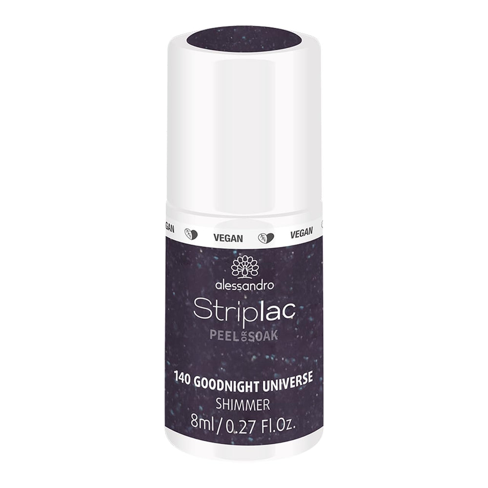 alessandro Striplac UV-Nagellack Flat White – Facile et facile à utiliser – Application facile grâce à la technologie Peel-Off – Vegan et sans alcool – 8 ml