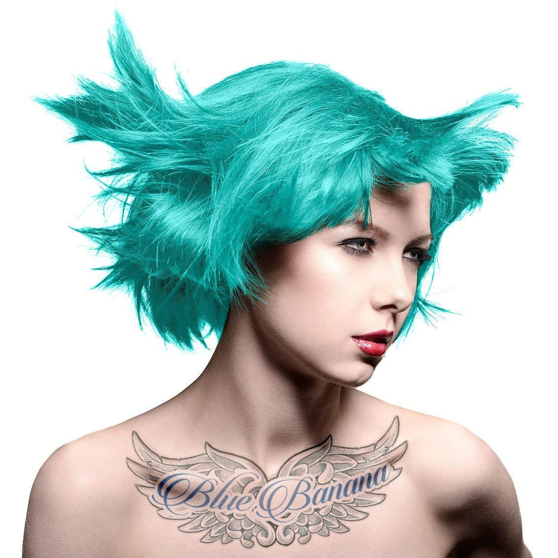 Manic Panic Electric Lizard Classic Cream, vegan, fără cruzime, vopsea de păr verde semipermanentă 118ml Vopsea pentru par Naty Shop Cântecul sirenelor 118 Ml (pachet de 6)