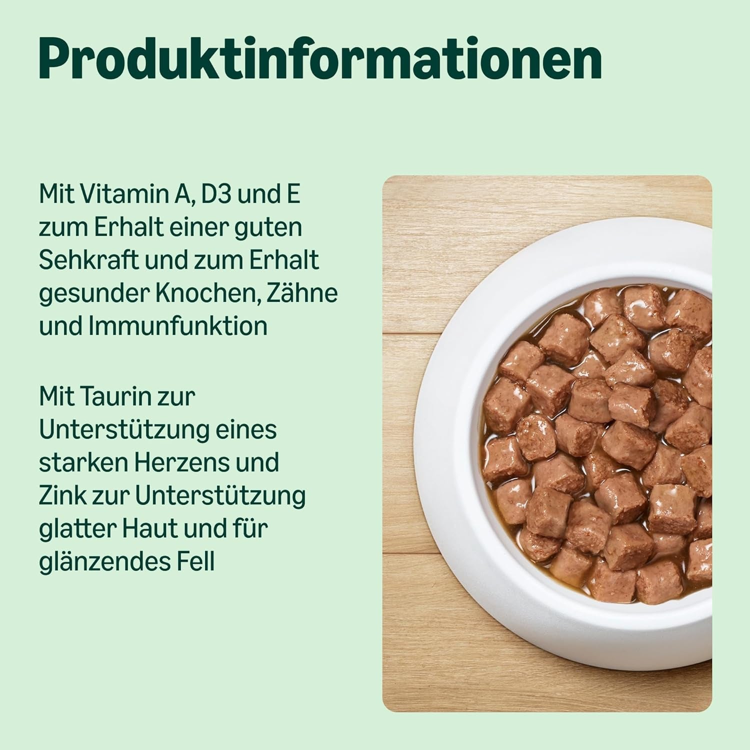par Amazon Katzenfutter, nass, Dose, Stücke mit Geflügel in Sauce, 12 x 415 g