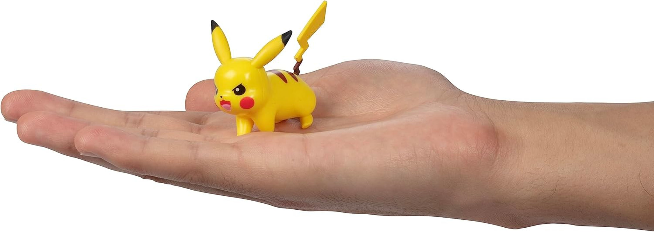 Prêt pour le combat Pokémon ! Ensemble de figurines 6 pièces - 11,4 cm Ash & Launching Pikachu, 5,1 cm Charmander, Rowlet, Tiplup, Zorua - Licence officielle - Cadeau de Pâques pour enfants, garçons et filles Figurines Naty Shop