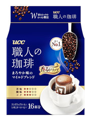 Café artisanal du Japon, café filtre à usage unique, mélange léger du Brésil et du Vietnam, 16 sachets.