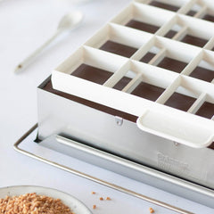 STÄDTER Diviseur à biscuits et coupe-pâte pour 24 ou 30 pièces, plastique alimentaire, passe au lave-vaisselle, utilisable des deux côtés