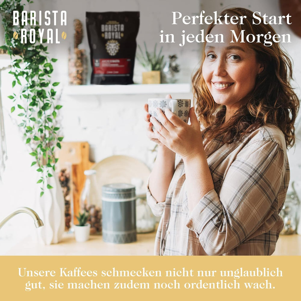Coffret de dégustation de café en grains entiers 5 x 350 g | Forfait découverte Grains de café dans un coffret cadeau | Arabe | Commerce équitable | Végétalien | Idéal pour les machines à expresso automatiques, les machines à expresso à filtre, les machines à expresso à verseur et les presses françaises | BARISTA ROYAL