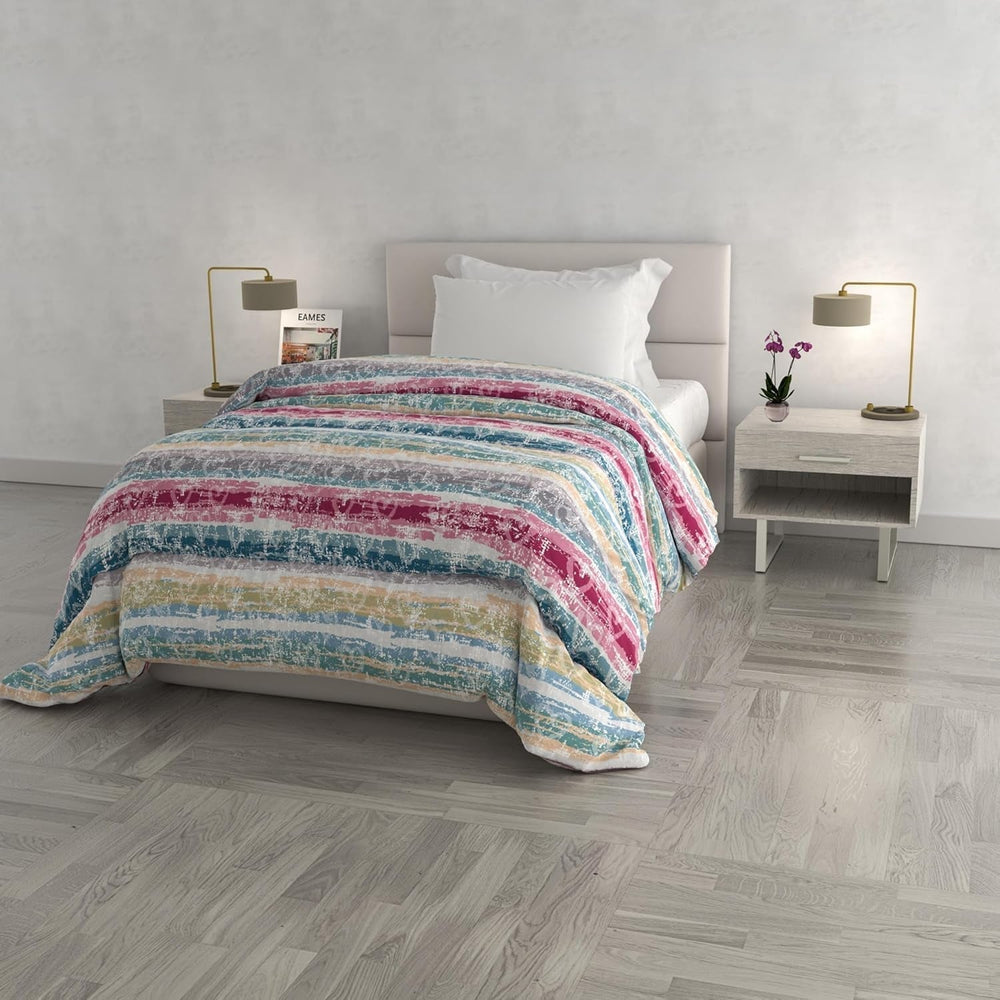 Couette hiver tendance, Florence, 260X260Cm Couettes et couettes Naty Shop Lignes d'amour 220X260Cm