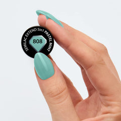 Semilac Extend Vernis à ongles UV 5 en 1 808 Menthe Pastel 7 ml