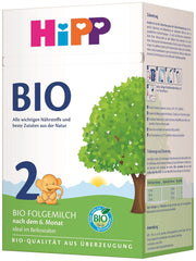 HiPP 2 Lait de suite Bio (4 x 600g), dès 6 mois, avec Oméga-3 (DHA, ALA), calcium et amidon bio facile à préparer, de la meilleure qualité bio