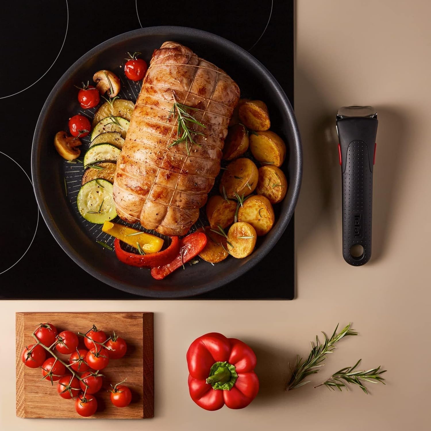 Poêle Tefal Ingenio Eco Resist, 20 cm, induction, facile à nettoyer, revêtement antiadhésif Casseroles et poêles Naty Shop