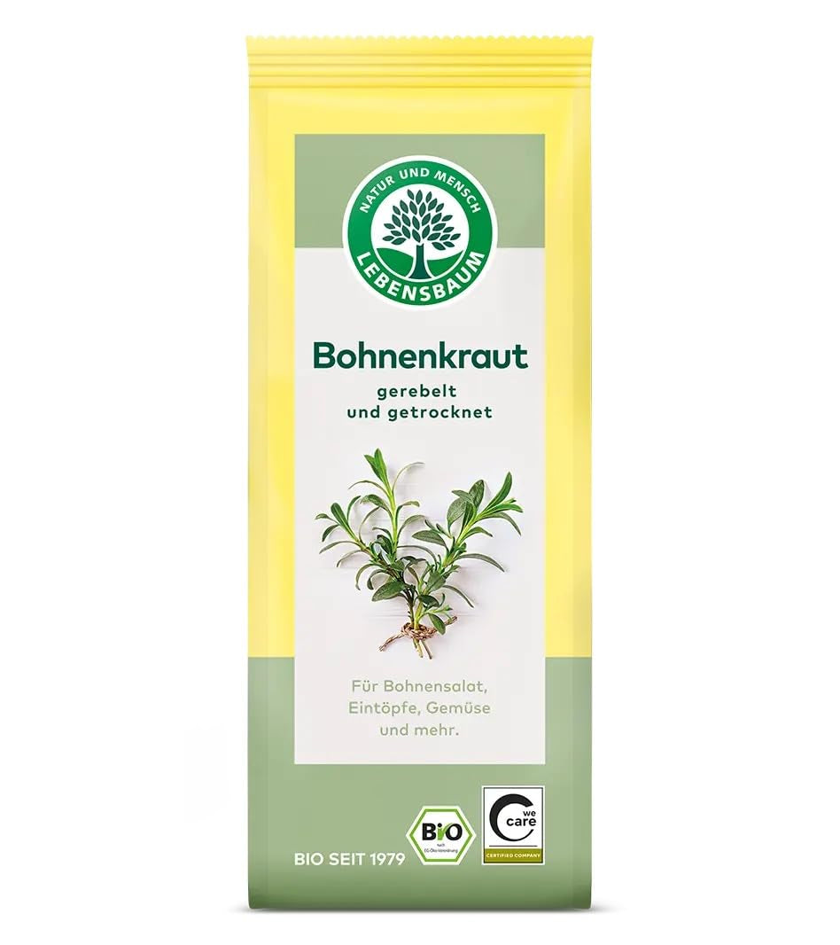 Lebensbaum Liebstöckel geschnitten, Bio-Gewürz mit würzigem Geschmack, Maggi-Kraut für Suppen, Marinaden, Fleisch- und Fisch-Gerichte, végétalien, 15g