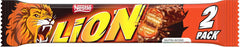 Nestlé LION Barre de chocolat au caramel, collation croquante, chocolat croquant et pépites croquantes, garniture au caramel, une expérience culinaire spéciale, paquet multiple, paquet de 28 (2 x 30 g chacun)