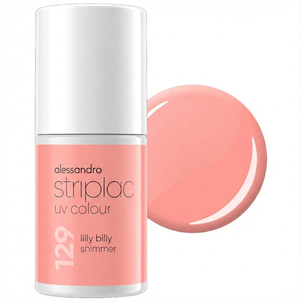 alessandro Striplac UV-Nagellack Lilly Billy – Doux et facile à utiliser – Application facile grâce à la technologie Peel-Off – Vegan et sans alcool – 8 ml