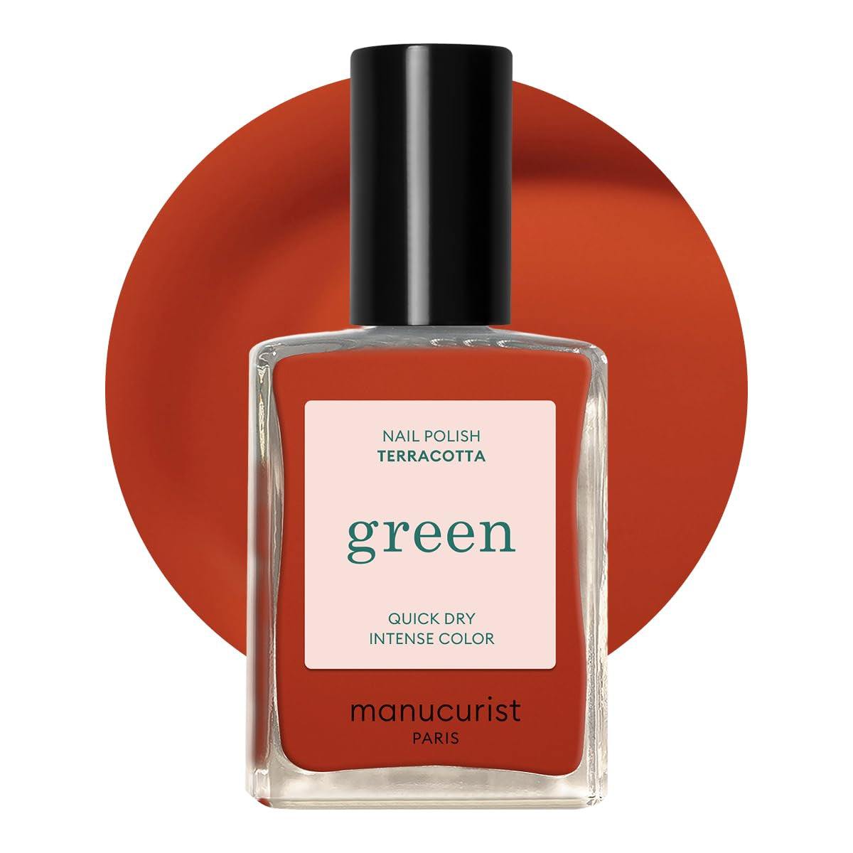 Manucurist Green - Vernis à ongles Rosy Beige Shell Beige - Vernis à ongles à séchage rapide - Ongles DIY - Vegan 12-Free - À base de plantes - Vernis à ongles - Fabriqué en France