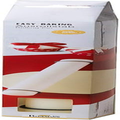 Rouleau à pâtisserie Easy Baking, 40 cm, blanc, avec anneaux d'espacement en silicone, en plastique alimentaire