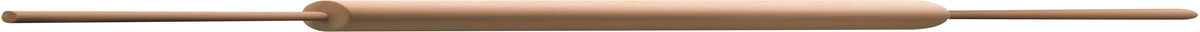 Kaiser La Forme Plus Rouleau à pâtisserie 49 cm, bois de hêtre, rouleau extra large, roulement coulissant lisse, marron