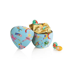 Salvadanaio di latta avec ovetti di cioccolato 100 g