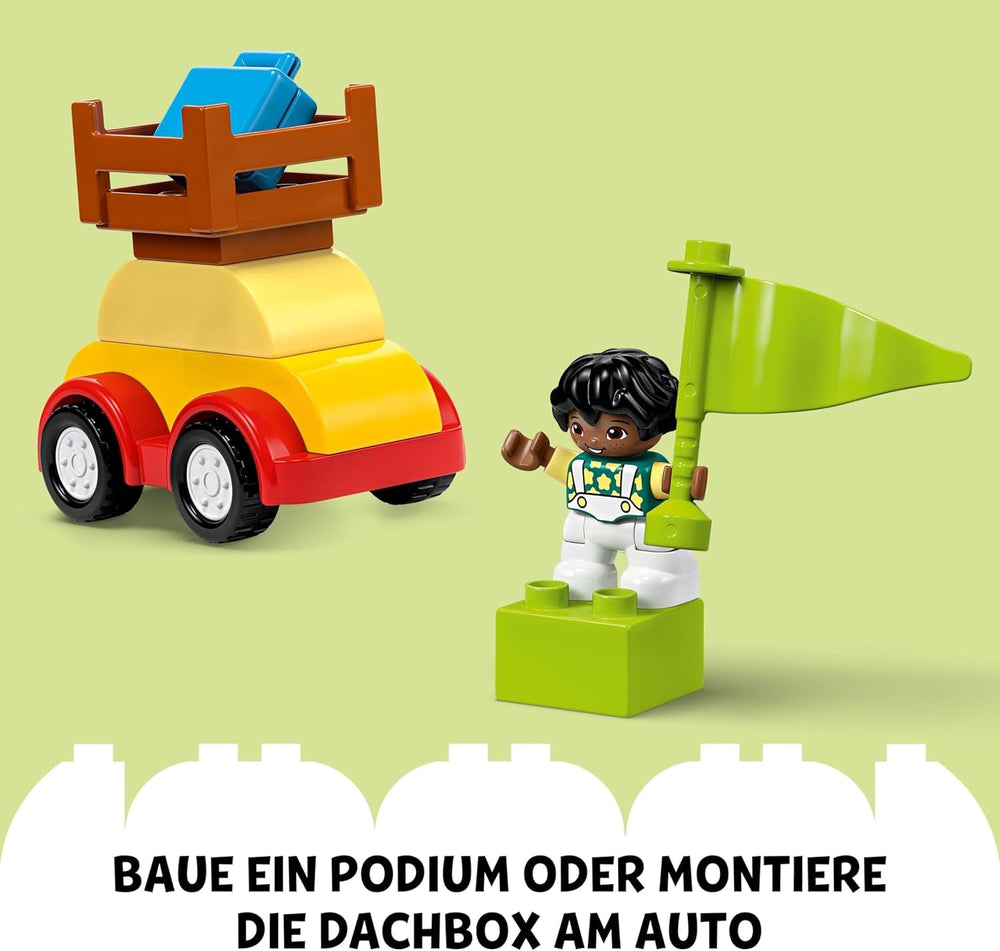 LEGO DUPLO Classic Brick Box Voitures et camions, ensemble de jeu de véhicules pour enfants à partir de 1,5 ans, jouet d'apprentissage créatif, jouet de voiture et ensemble de voiture de course 10439 Jeux de construction Besuche den LEGO-Store