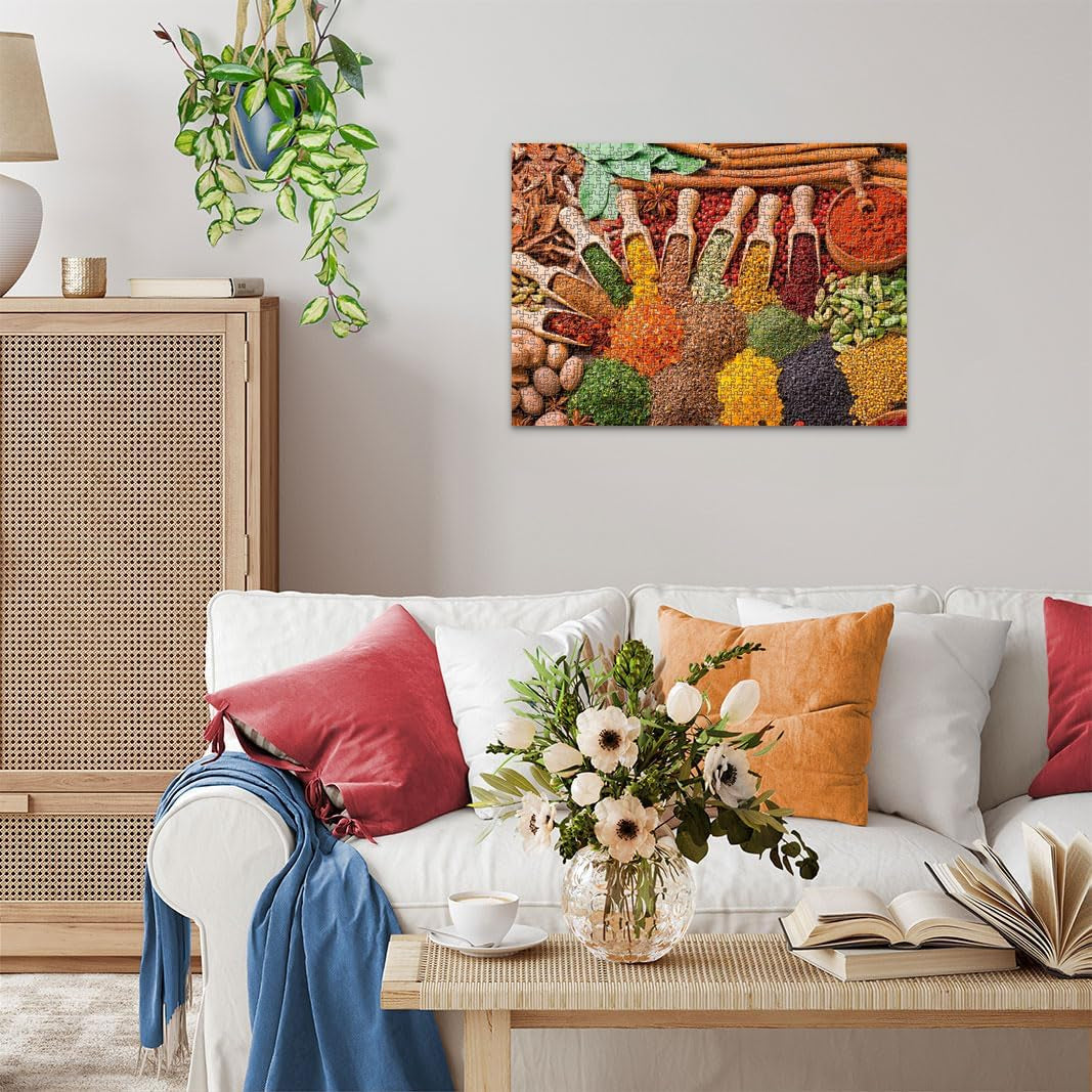 Ravensburger Puzzle 12000354 1000 piese - Condimente și ierburi - Puzzle pentru adulți și copii de la 14 ani, [Exclusiv pe Amazon] Puzzle Naty Shop