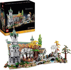 LEGO Icons Le Seigneur des Anneaux : Rivendell - Ensemble de collection et de présentation pour adultes avec 15 figurines uniques dont Gandalf, Legolas, Aragorn et Frodon En exclusivité sur Amazon - 10316 Jeux de construction Besuche den LEGO-Store Single