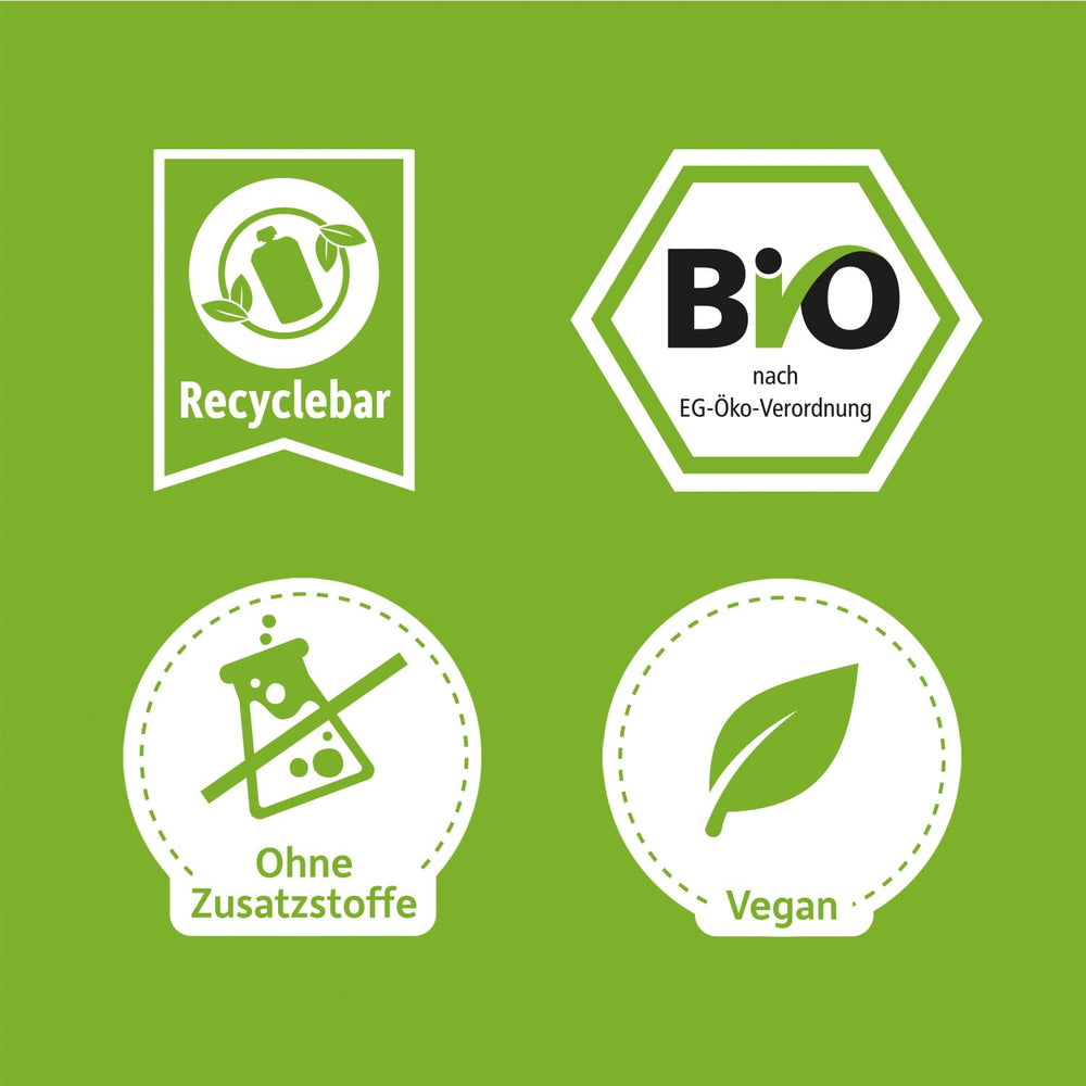 FRECHE FREUNDE Sachet de Fruits Bio Banane, Pomme, Framboise, Myrtille à l'Avoine, Purée de Fruits avec Céréales en Sachet Pressable pour Bébé à partir de 6 Mois, Vegan, Lot de 6 (6 x 100 g)