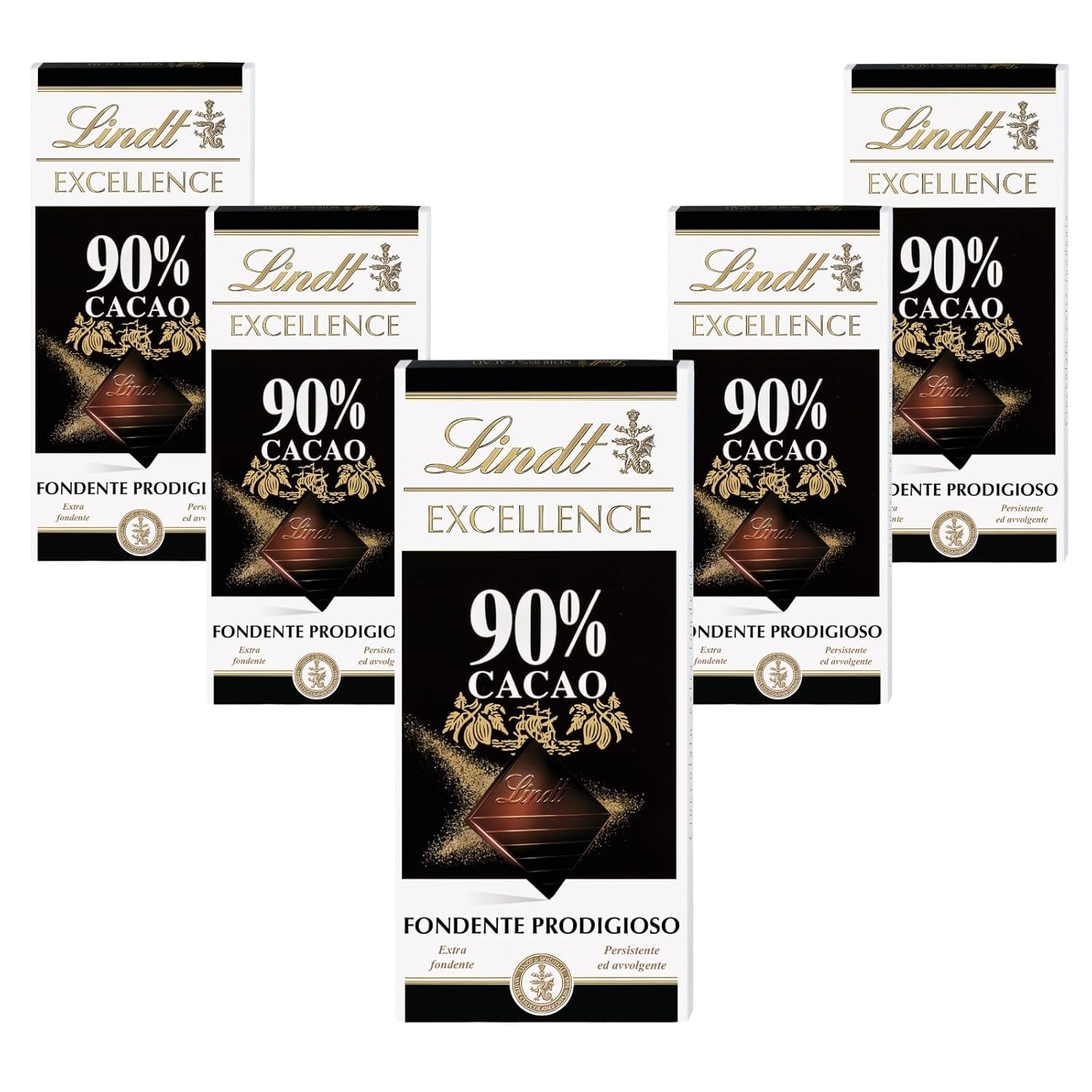 Lindt Excellence Barre de cacao à 78 pour cent - Barre végétalienne à persistance d'intensité de cacao 100 g Cadeau idéal