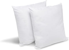 Bleu Câlin lot de 2 oreillers anti-acariens, anti-insectes, confort moelleux, 60 X 60 Cm, housse microfibre, protection intégrale, oreillers standard Naty Shop blanc