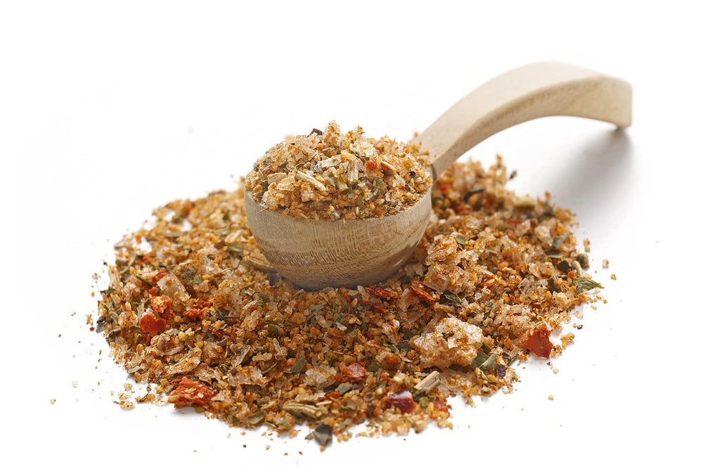 Ankerkraut Steaksalz No. 1, le perfekte Finisher- et Steakhouse-Salz, 80g dans un verre Korkenglas