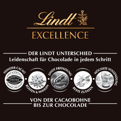 Lindt Excellence Bois Salé Doux - Barre de Chocolat Noir 100g - Goût Intense de Cacao