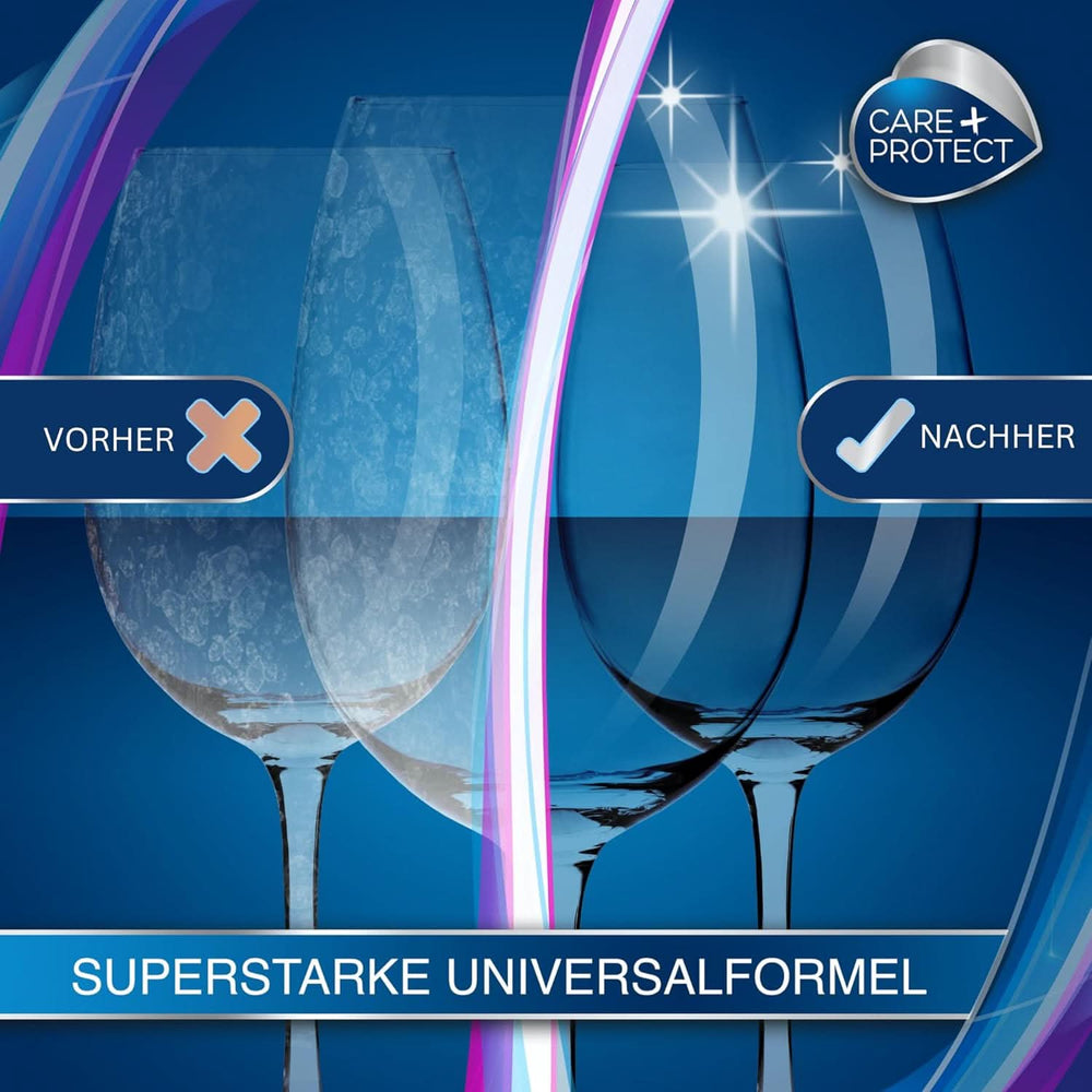 CARE + PROTECT- Extra Shine Universal Rinse Aid pentru mașini de spălat vase / Pentru toate mașinile de spălat vase / Uscare rapidă / 500 ml Detergenti Bucatarie Naty Shop
