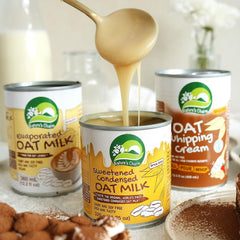 Lait d'avoine concentré végétalien Nature's Charm - Café et desserts