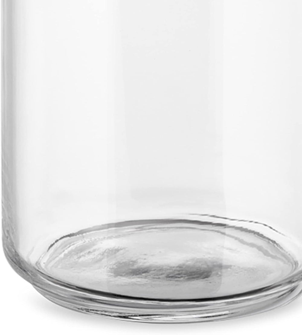 Alessi Pot de cuisine en verre "Gianni" avec couvercle scellé, résine thermoplastique, noir, 27,5 x 13,5 x 28 cm Boîtes de conservation alimentaire Naty Shop
