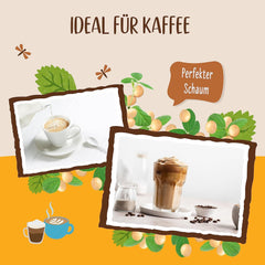 Allos Sojadrink Barista moussant pour café végétalien sans lactose