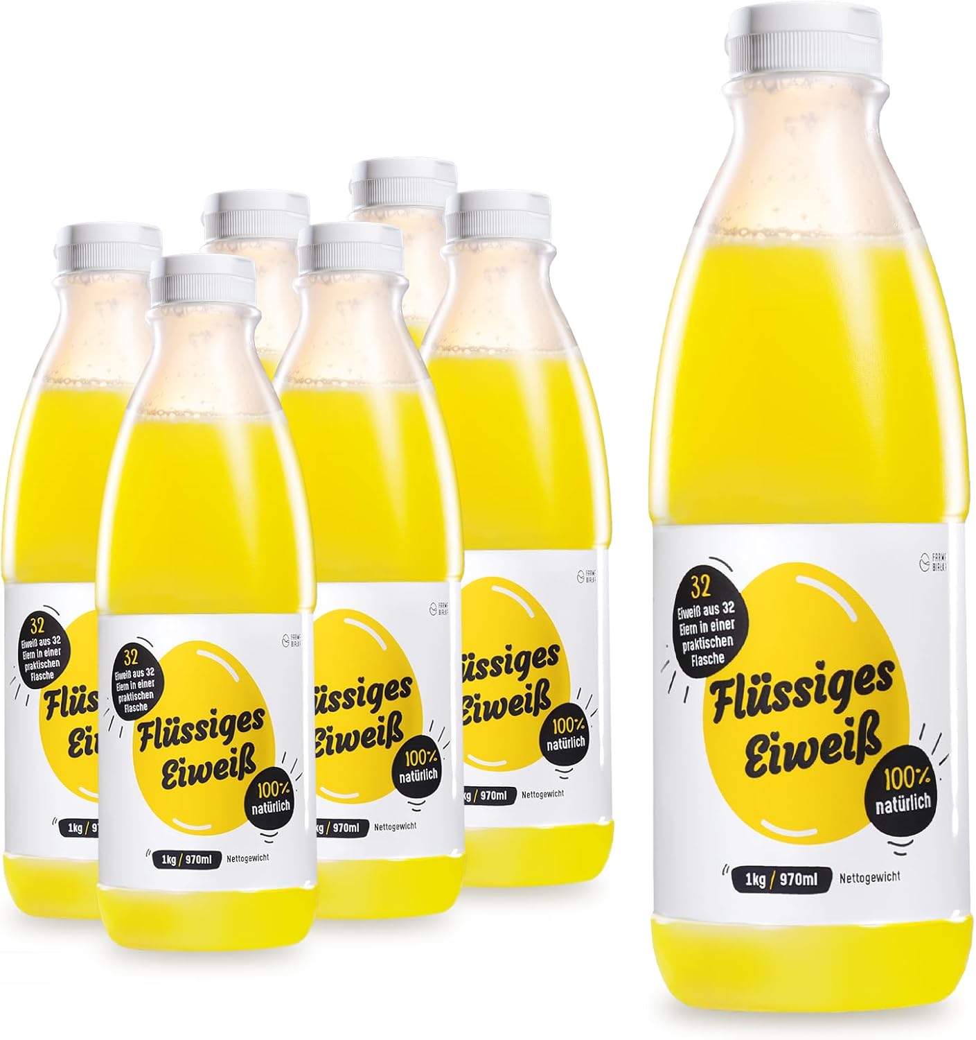 Marque de Blanc d'Oeuf Liquide - 6x1kg Protéines 100% Naturelles