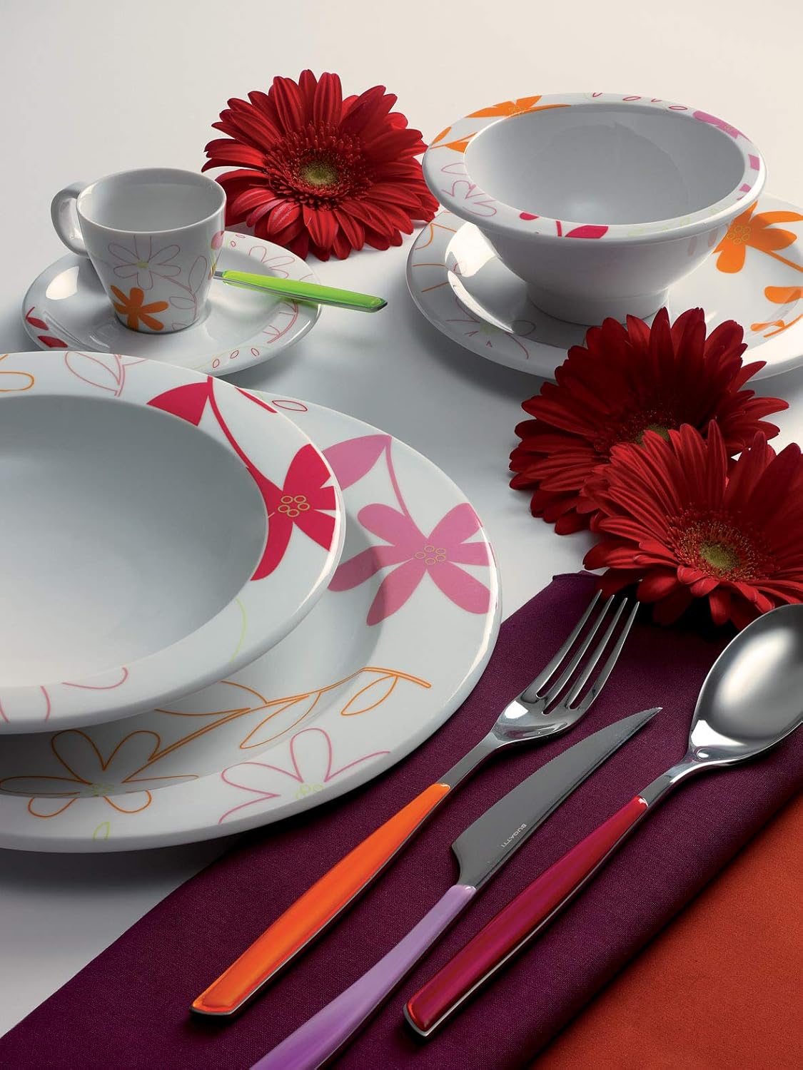 BUGATTI, Glamour, Ménagère pour 6 personnes, 24 pièces en acier inoxydable 18/10 Naty Shop