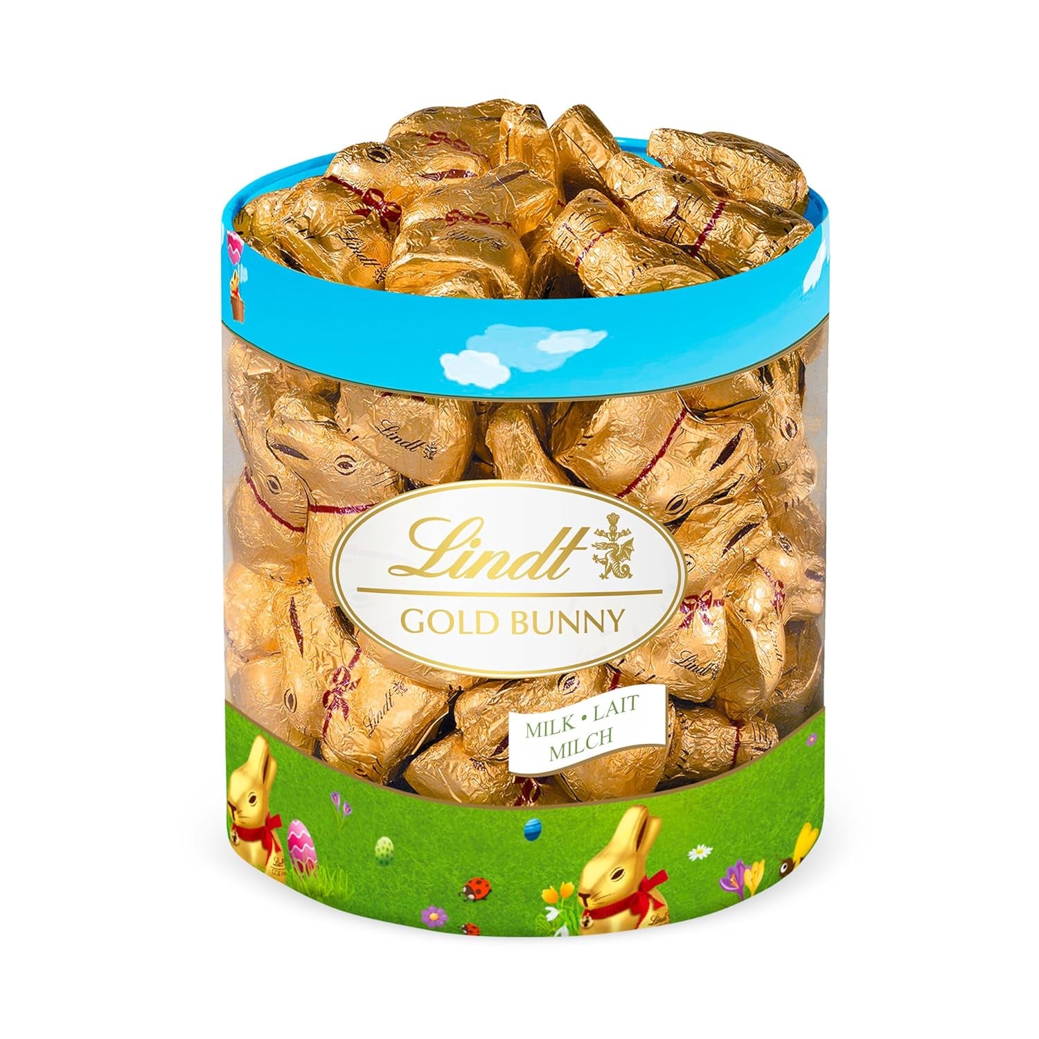 Lindt Mini Lapins Dorés Chocolat | Sachet 700g | 70 x 10 g de mini lapins dorés | Chocolat au lait dans un sachet | Chocolat de Pâques | Cadeau chocolat | Lapins en chocolat | Lapin de Pâques