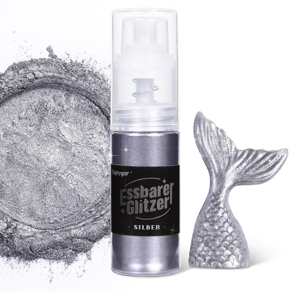 Sclipici comestibil - 10G, Sclipici auriu-roz pentru băuturi, pudră cu sclipici comestibilă, pudră de colorant alimentar, pudră aurie, pudră cu sclipici metalic, spray cu sclipici pentru cocktailuri, ciocolată, prăjituri, fondant