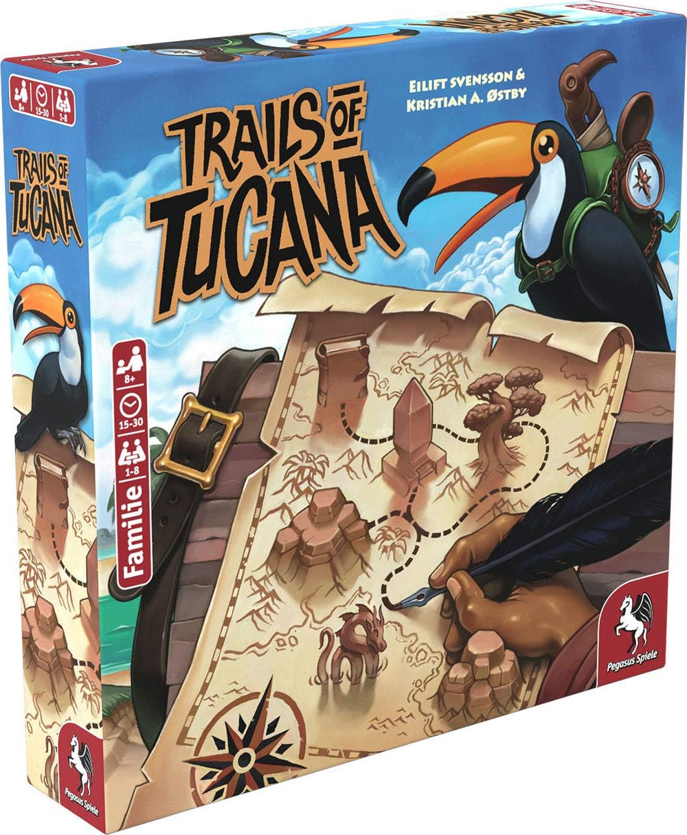 Pegasus Spiele 53150G - Tucanei Trails, Blanc, M