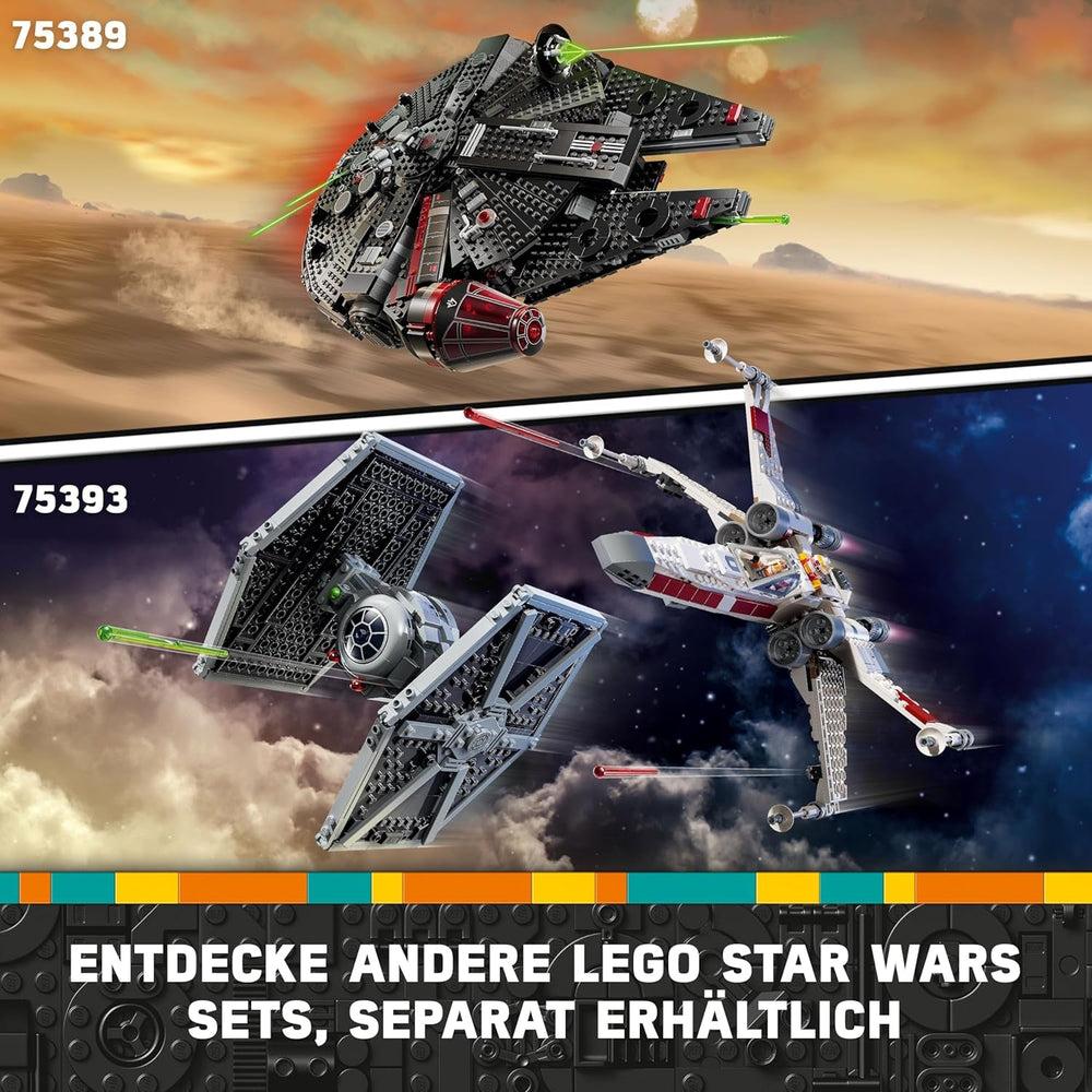 LEGO Star Wars Jedi Bobs Sternjäger, Bauspielzeug, Spielzeug-Sternenschiff Steinen, beliebter Charakter, Geburtstagsgeschenk für Jungen, Mädchen und alle Fans ab 8 Jahren 75388